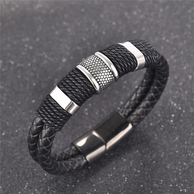 The Heritage Wrap — Handcrafted Leather Bracelet