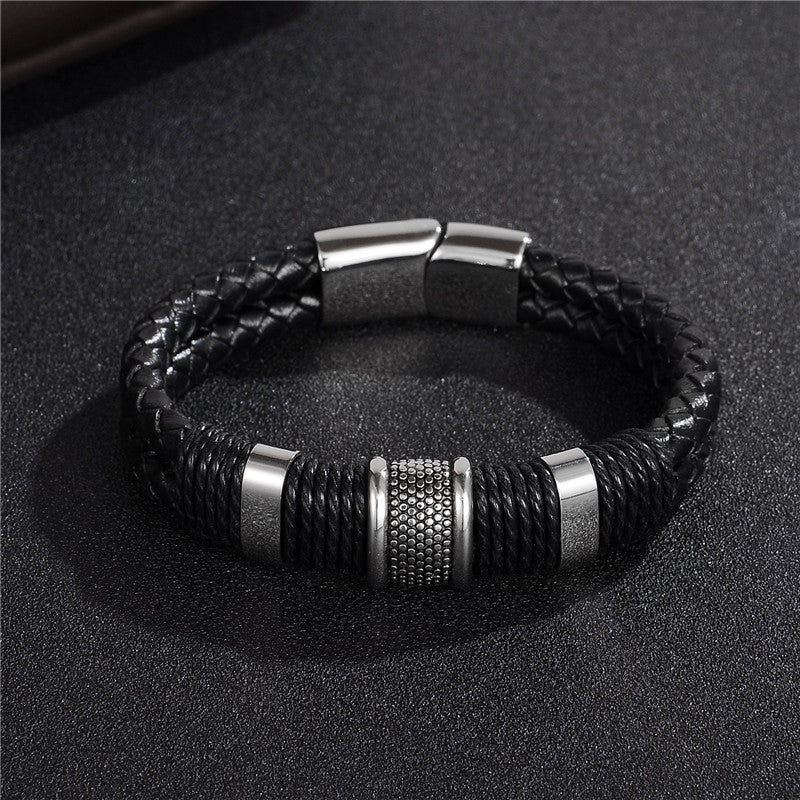 The Heritage Wrap — Handcrafted Leather Bracelet